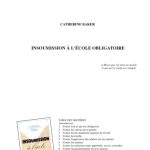 خرید و دانلود نسخه کامل کتاب Insoumission à l’école obligatoire