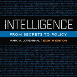 خرید و دانلود نسخه کامل کتاب Intelligence: From Secrets to Policy