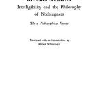 خرید و دانلود نسخه کامل کتاب Intelligibility and the Philosophy of Nothingness