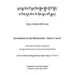 خرید و دانلود نسخه کامل کتاب Introduction to the Mahamudra “Inborn Union”: Removing the Darkness of Ignorance Through the Ornament of Luminous Primordial Wisdom