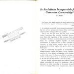 خرید و دانلود نسخه کامل کتاب Is Socialism Inseperable from Common Ownership