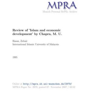 خرید و دانلود نسخه کامل کتاب Islamic Economics: What It Is and How It Developed