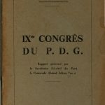 خرید و دانلود نسخه کامل کتاب IXme Congrès du P. D. G. Rapport présenté par le secrétaire général du Parti le camarade Ahmed Sékou Touré. Le 24 avril 1972