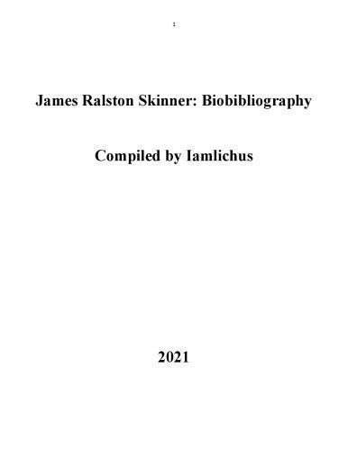 خرید و دانلود نسخه کامل کتاب James Ralston Skinner: Biobibliography_68e2ba4725c50.jpeg خرید و دانلود نسخه کامل کتاب James Ralston Skinner: Biobibliography