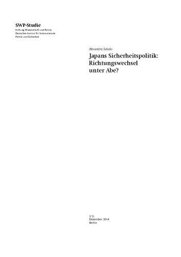 خرید و دانلود نسخه کامل کتاب Japans Sicherheitspolitik: Richtungswechsel unter Abe?_68e7bc8d2f5f6.jpeg خرید و دانلود نسخه کامل کتاب Japans Sicherheitspolitik: Richtungswechsel unter Abe?
