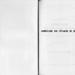 خرید و دانلود نسخه کامل کتاب Jean Scot : Commentaire sur l’Évangile de Jean