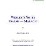 خرید و دانلود نسخه کامل کتاب John Wesley’s Notes on the Old and New Testaments. Psalms – Malachi