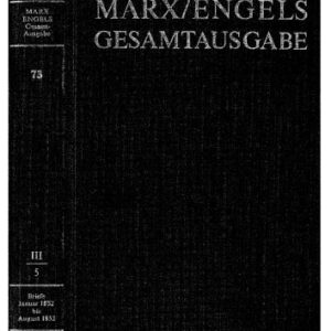 خرید و دانلود نسخه کامل کتاب Karl Marx/Friedrich Engels: Briefwechsel Januar bis August 1852.