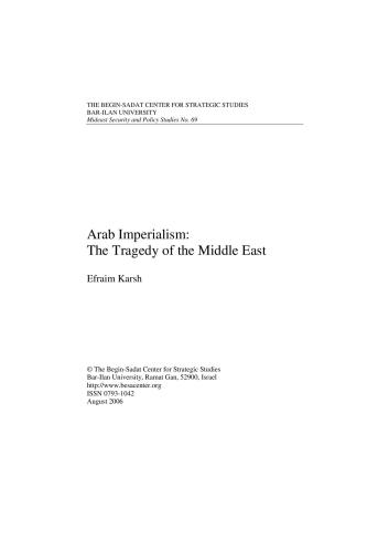 خرید و دانلود نسخه کامل کتاب Karsh Efraim, Arab Imperialism: The Tragedy of the Middle East_68f7c9599969d.jpeg خرید و دانلود نسخه کامل کتاب Karsh Efraim, Arab Imperialism: The Tragedy of the Middle East