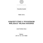 خرید و دانلود نسخه کامل کتاب Koncept etike u ’povijesnom mišljenju’ Milana Kangrge [PhD diss.]