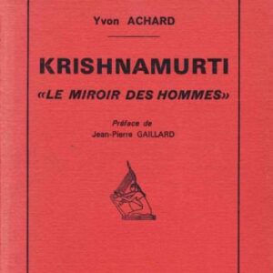 خرید و دانلود نسخه کامل کتاب Krishnamurti, le miroir des hommes