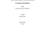 خرید و دانلود نسخه کامل کتاب La ciencia trascendental