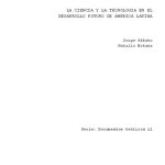 خرید و دانلود نسخه کامل کتاب La ciencia y la tecnología en el desarrollo futuro de América Latina