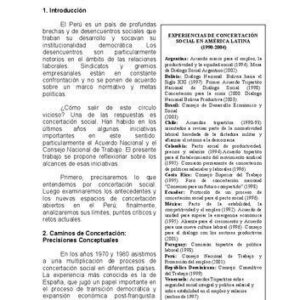 خرید و دانلود نسخه کامل کتاب La concertación socio-laboral en el Perú
