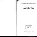 خرید و دانلود نسخه کامل کتاب La ética de Edmund Husserl