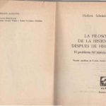 خرید و دانلود نسخه کامل کتاب La filosofía de la historia después de Hegel. El problema del historicismo