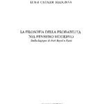 خرید و دانلود نسخه کامل کتاب La filosofia della probabilità nel pensiero moderno. Dalla Logique di Port-Royal a Kant