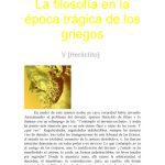 خرید و دانلود نسخه کامل کتاب La filosofîa en la época tràgica de