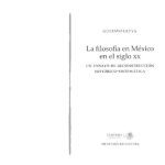 خرید و دانلود نسخه کامل کتاب La filosofia en Mexico Siglo XX 1