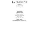 خرید و دانلود نسخه کامل کتاب La Filosofia. Le filosofie speciali-