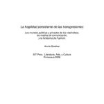 خرید و دانلود نسخه کامل کتاب La fragilidad persistente de las transgresiones: Los mundos públicos y privados de los vladivideos, los medios de comunicación, y la fantasma de Fujimori