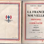 خرید و دانلود نسخه کامل کتاب La France nouvelle. Principes de la communauté. Suivis des appels et messages 17 Juin 1940 — 17 Juin 1941