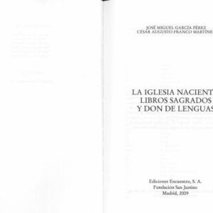 خرید و دانلود نسخه کامل کتاب La Iglesia naciente, Libros sagrados y don de lenguas