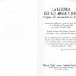 خرید و دانلود نسخه کامل کتاب LA LEYENDA DEL REY ABGAR Y JESUS