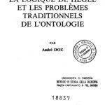 خرید و دانلود نسخه کامل کتاب La logique de Hegel et les problemes traditionnels de l’ontologie