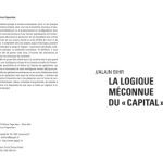 خرید و دانلود نسخه کامل کتاب La logique méconnue du “Capital”