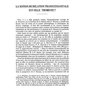 خرید و دانلود نسخه کامل کتاب La notion de relation transcendantale est-elle thomiste ?