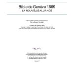 خرید و دانلود نسخه کامل کتاب La Nouvelle Alliance. Version Pierre Robert Olivétain (1669)