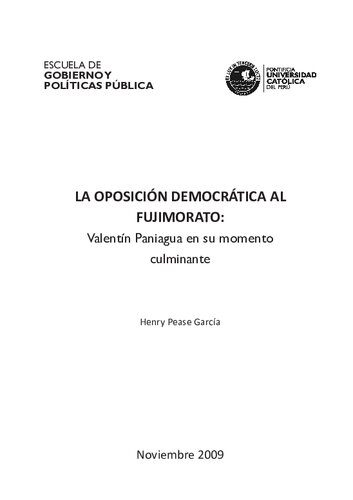 خرید و دانلود نسخه کامل کتاب La oposición democrática al fujimorato: Valentín Paniagua en su momento culminante_68e87f90457a1.jpeg خرید و دانلود نسخه کامل کتاب La oposición democrática al fujimorato: Valentín Paniagua en su momento culminante