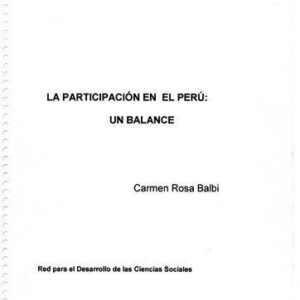 خرید و دانلود نسخه کامل کتاب La participación en el Perú: un balance