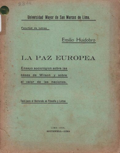 خرید و دانلود نسخه کامل کتاب La paz europea. Ensayo sociológico sobre las bases de Wilson y sobre el valor de las naciones_68f6810c9501b.jpeg خرید و دانلود نسخه کامل کتاب La paz europea. Ensayo sociológico sobre las bases de Wilson y sobre el valor de las naciones