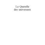 خرید و دانلود نسخه کامل کتاب La querelle des universaux : De Platon à la fin du Moyen Âge