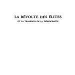 خرید و دانلود نسخه کامل کتاب La révolte des élites et la trahison de la démocratie