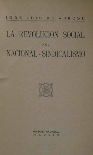 خرید و دانلود نسخه کامل کتاب La revolucion social del nacional-sindicalismo_68e9c68ba9b67.jpeg خرید و دانلود نسخه کامل کتاب La revolucion social del nacional-sindicalismo