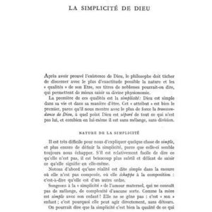 خرید و دانلود نسخه کامل کتاب La simplicité de Dieu