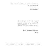 خرید و دانلود نسخه کامل کتاب Las ciencias sociales y el desarrollo reciente en América Latina