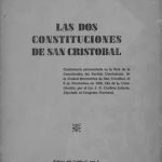 خرید و دانلود نسخه کامل کتاب Las dos constituciones de San Cristóbal