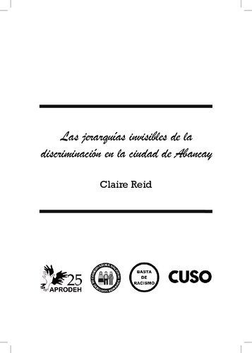 خرید و دانلود نسخه کامل کتاب Las jerarquías invisibles de la discriminación en la ciudad de Abancay_68f9a1abaf4ef.jpeg خرید و دانلود نسخه کامل کتاب Las jerarquías invisibles de la discriminación en la ciudad de Abancay