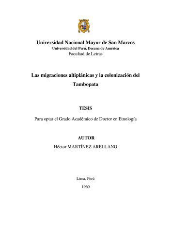 خرید و دانلود نسخه کامل کتاب Las migraciones altiplánicas y la colonización del Tambopata (Madre de Dios)_68f83a68da8d9.jpeg خرید و دانلود نسخه کامل کتاب Las migraciones altiplánicas y la colonización del Tambopata (Madre de Dios)