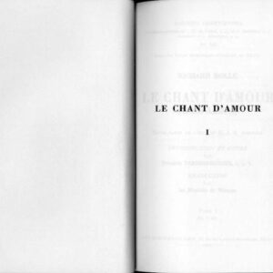خرید و دانلود نسخه کامل کتاب Le Chant d’amour (Melos amoris), tome  I