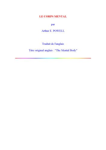 خرید و دانلود نسخه کامل کتاب Le Corps mental_68e307b92c09b.jpeg خرید و دانلود نسخه کامل کتاب Le Corps mental