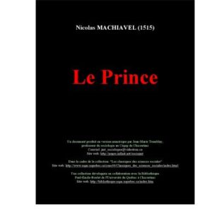 خرید و دانلود نسخه کامل کتاب Le prince 1515