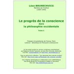 خرید و دانلود نسخه کامل کتاب Le progres de la conscience dans la philosophie occidentale, tome 1