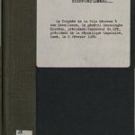 خرید و دانلود نسخه کامل کتاب Le Trophée de la Paix décerne à son Excellence le général Gnassingbe Eyadéma. Lomé le 2 février 1986