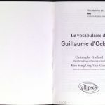 خرید و دانلود نسخه کامل کتاب Le vocabulaire de Guillaume d’Ockham