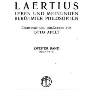 خرید و دانلود نسخه کامل کتاب Leben und Meinungen berühmter Philosophen. Buch VII